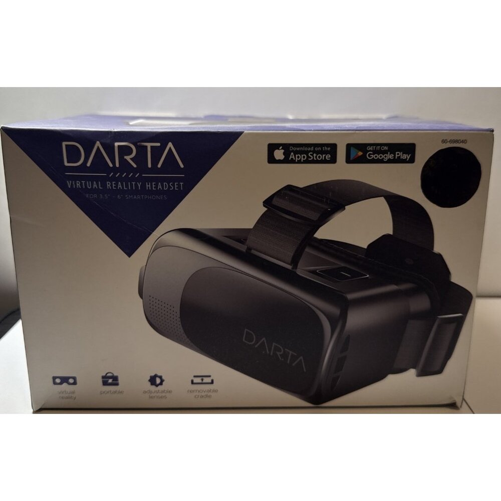 Darta Virtual Reality VR Headset Smartphones 3D Games Apple Google 3.5" - 6"